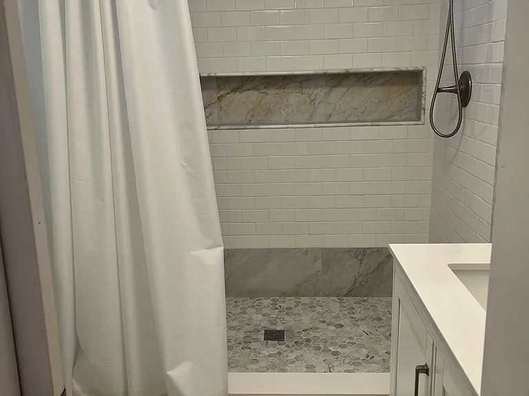 Walk in shower