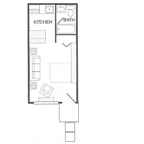 Floor plan Studio