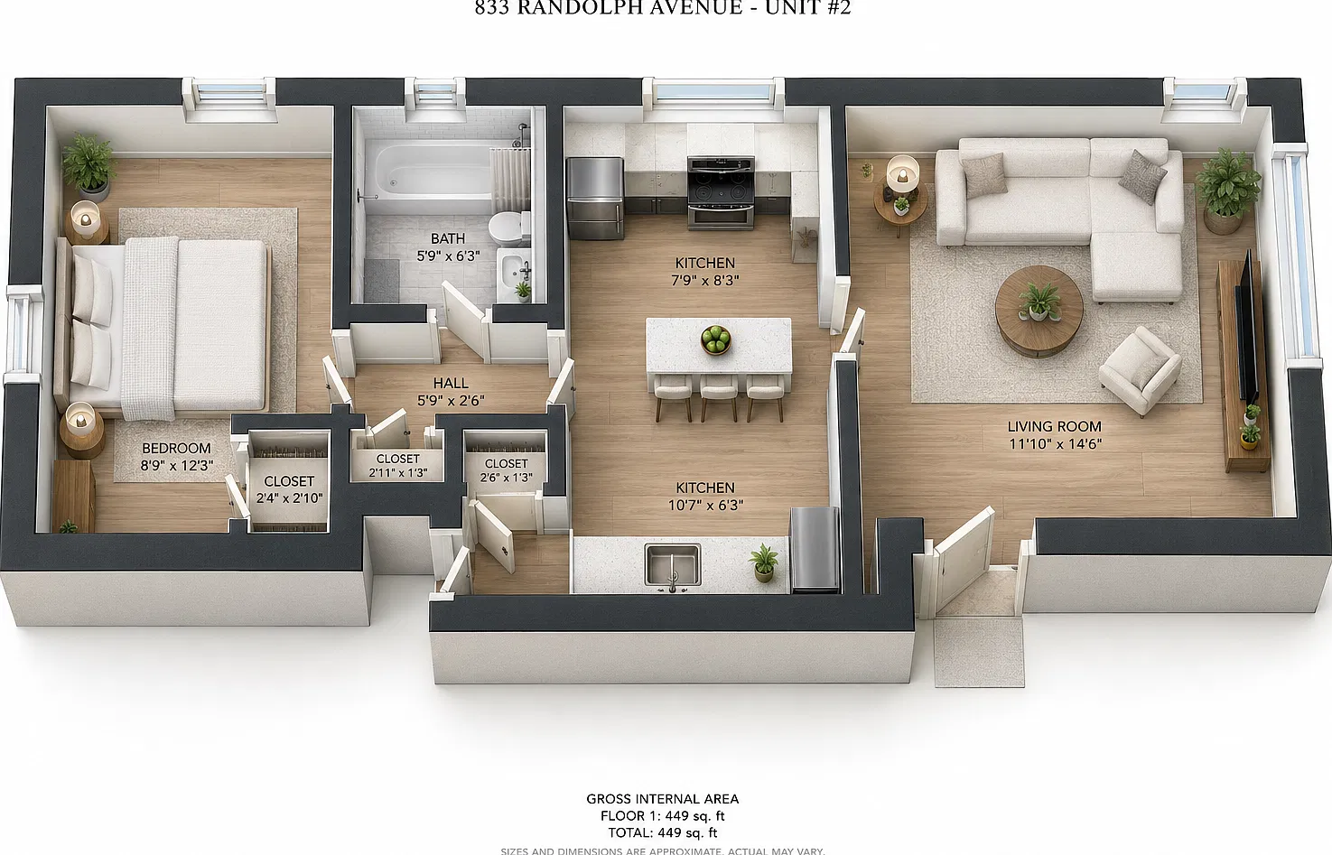 1 bed, $1,249 — Photo 1
