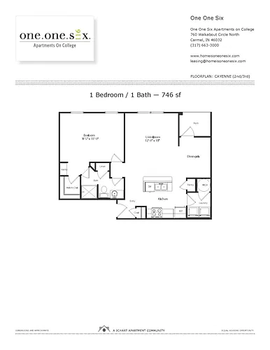 Floor plan Cayenne (U4 One-Four) 1.1