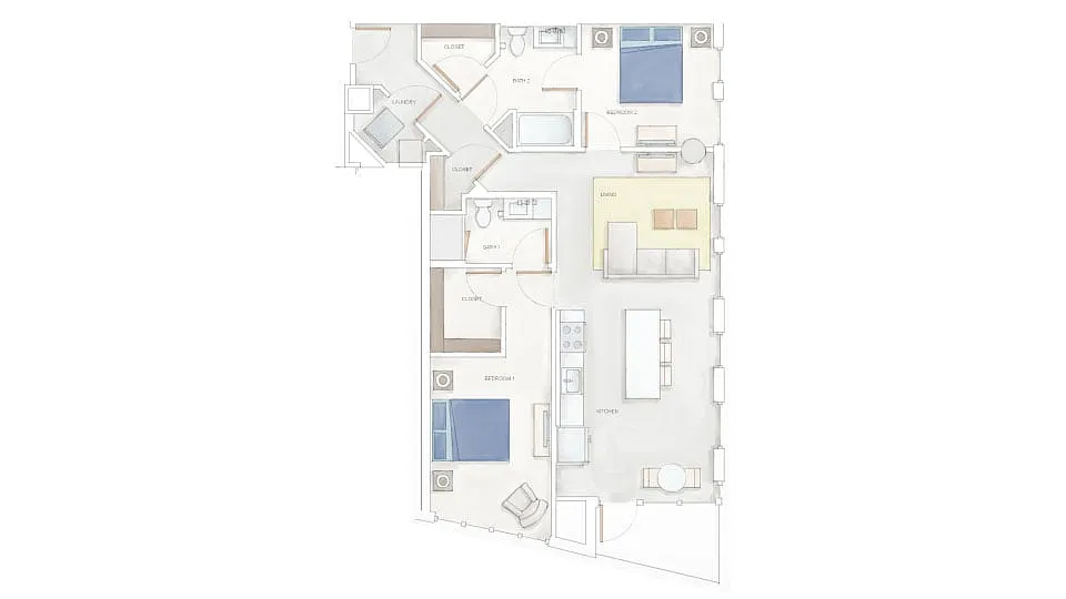 Floor plan B2T