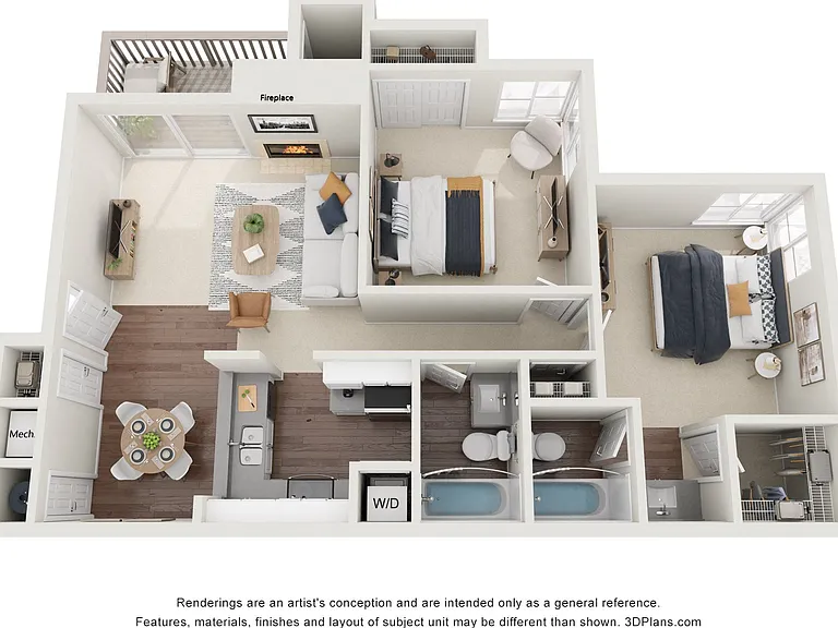 Mill Springs Park Apartment Homes — Photo 16