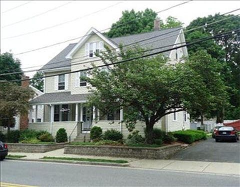 Front of house, entire right side