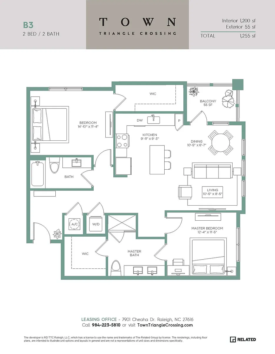 Floor plan B3