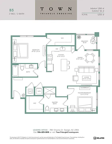 Floor plan B3