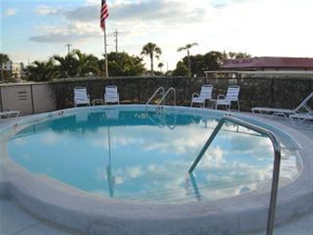 heated community pool