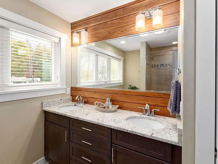 Dual Vanity in Upstairs Bathroom