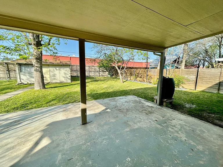 Back patio