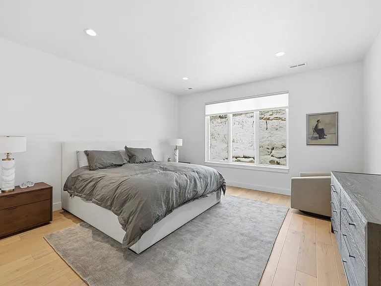 Master bedroom with private bathroom and walk in closet (not pictured)