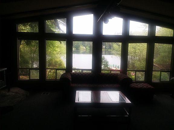 View of the Lake from the large livingroom.