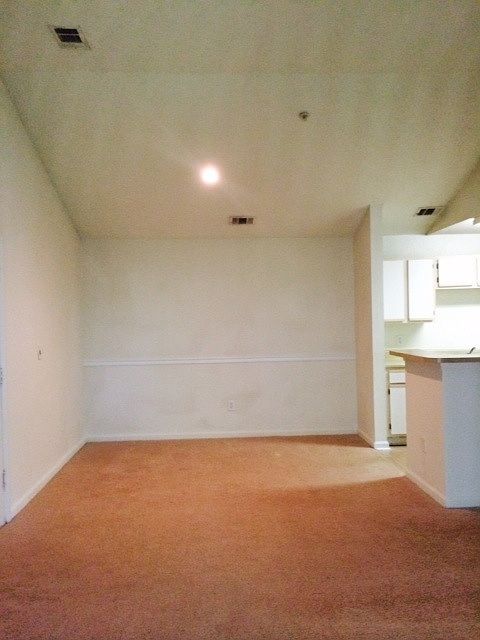 vaulted dining room