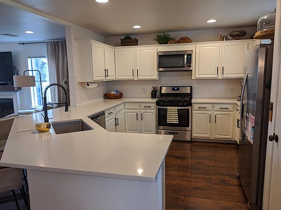 Large open kitchen with lots of storage