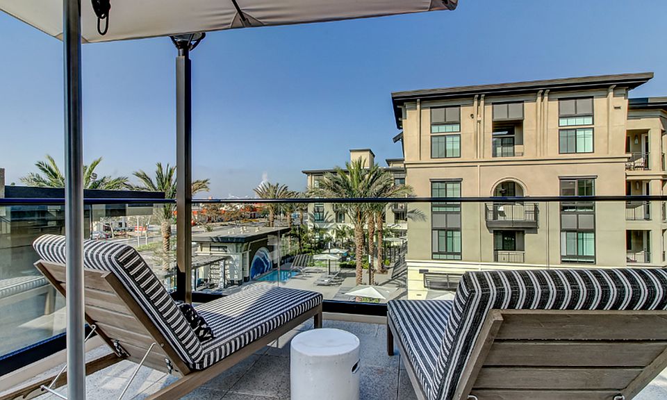 Open-air area for relaxation