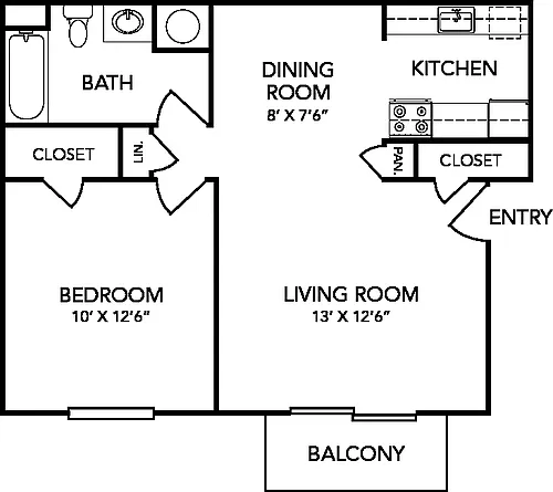 Floor plan The Gondola