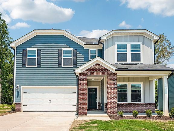 Taylorsville front exterior at 163 N Field Sparrow Way in Clayton, NC.