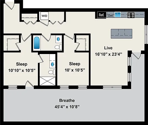 Floor plan B41