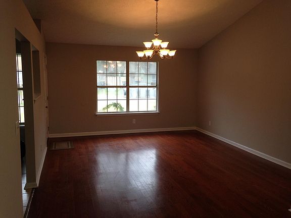 open living room and dining area
