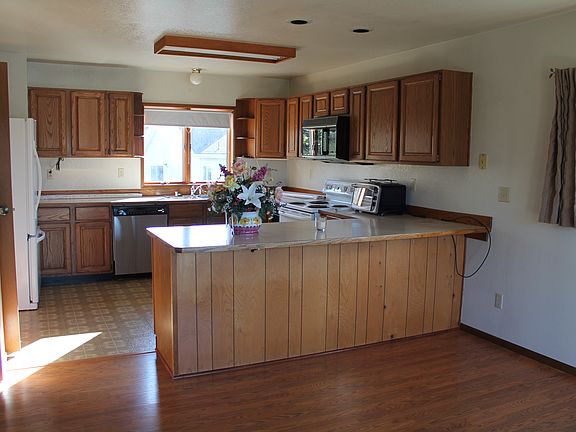 Kitchen from dining area