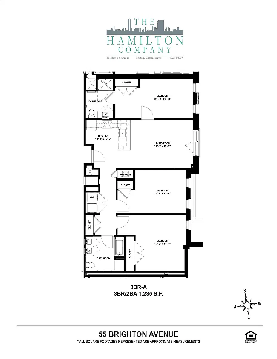 Floor plan 3BR-A