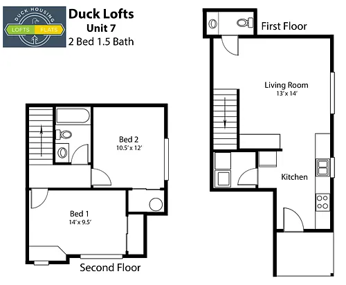 Floor plan 2X15