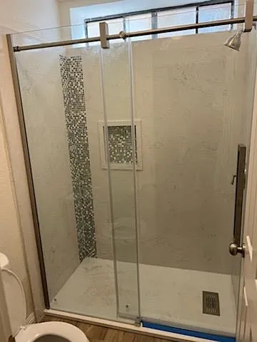 Downstairs shower