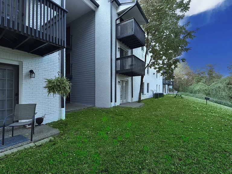 Building exterior and landscaping