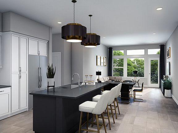 Plan 4D - Flat Kitchen