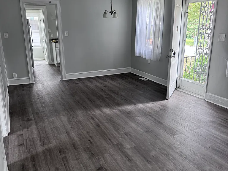 Open floor plan for living room and dining area.