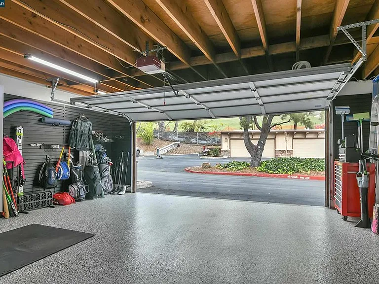Garage with Epoxy Floors