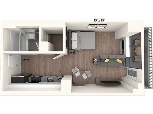 Floor plan S1-207