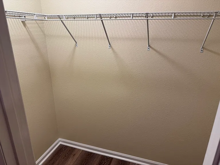 Master bedroom walk-in closet