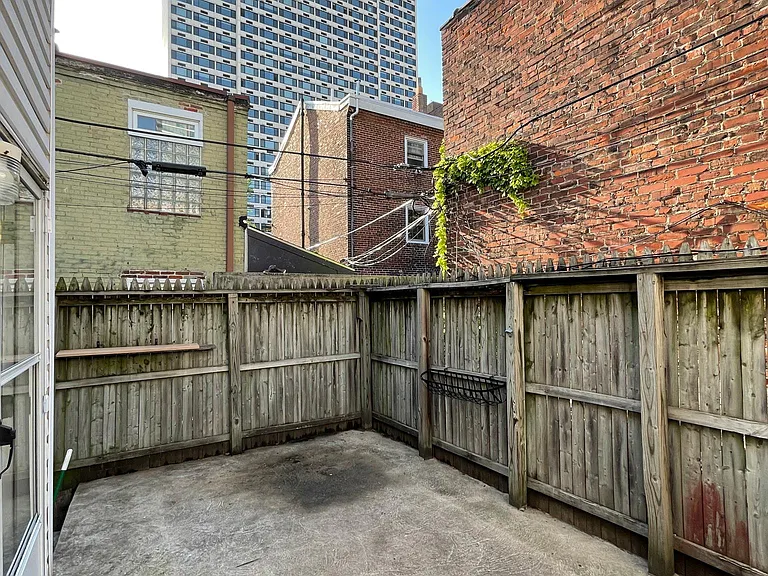 Private backyard patio for relaxing and entertaining