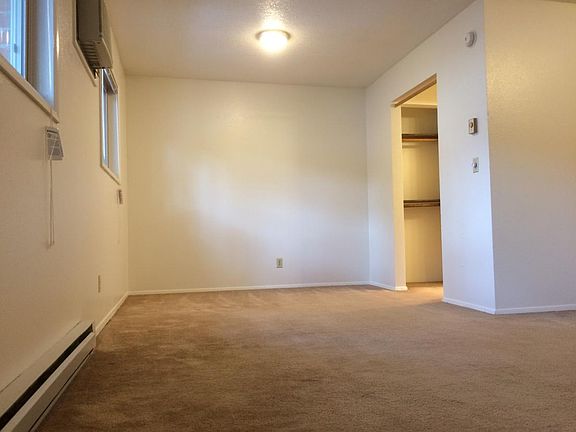 Living space leading to the bathroom