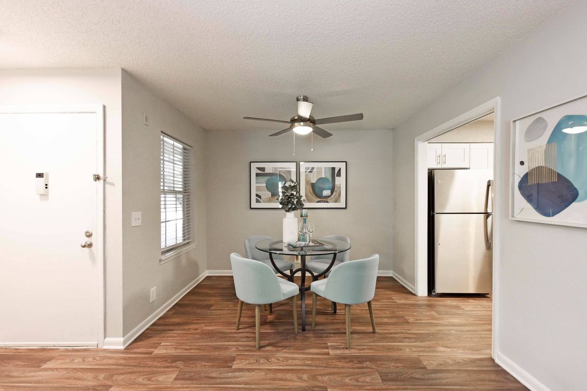 Wood Style Flooring + New Light + Fans