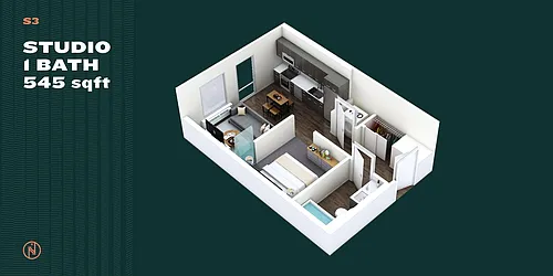 Floor plan Studio C