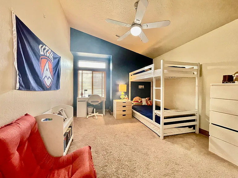 Four of six bedrooms
