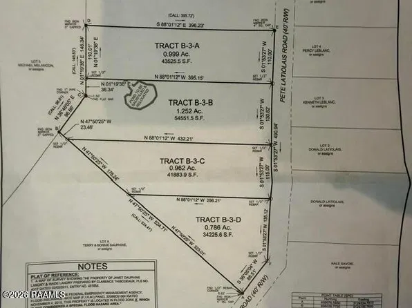 Pete Latiolais Tract B Rd #3B, Breaux Bridge, LA 70517