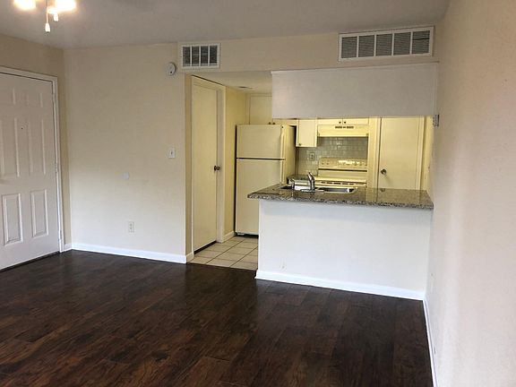 Living room and kitchen