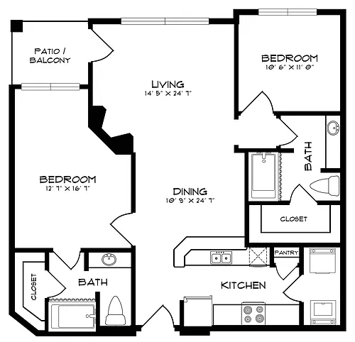 Floor plan B1
