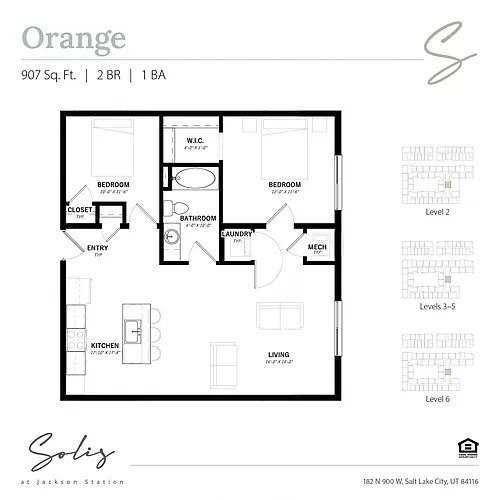 Floor plan Orange