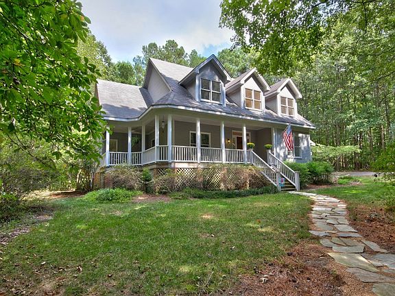 Large porch wraps around