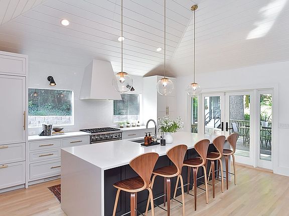 10 ft. waterfall island