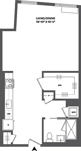 Floor plan Studio-SB-2