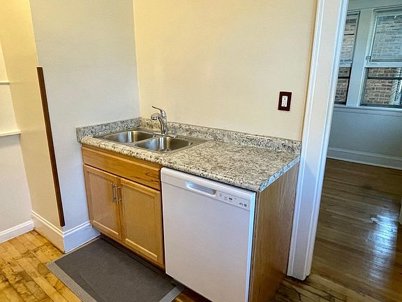 New cabinets and appliances