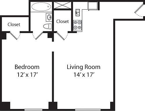 2nd image of 41 W 86th St APT 2F
