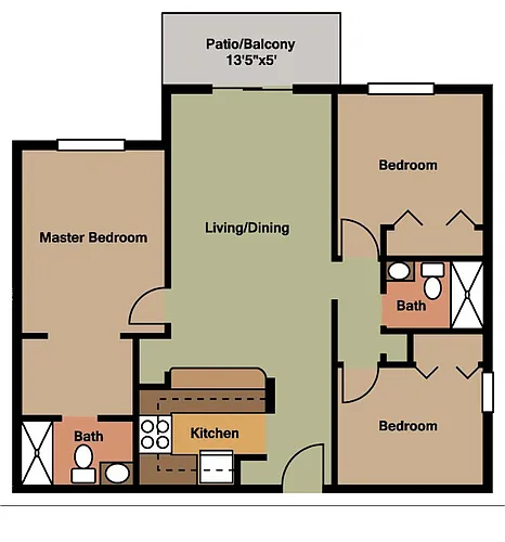 Floor plan C model