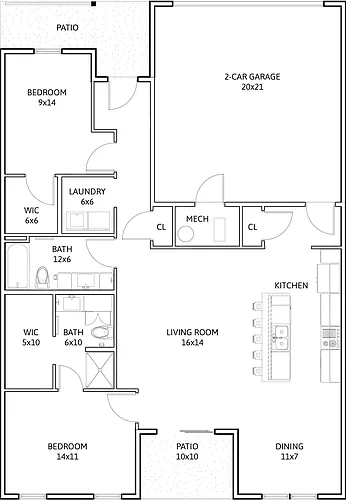 Floor plan Primrose