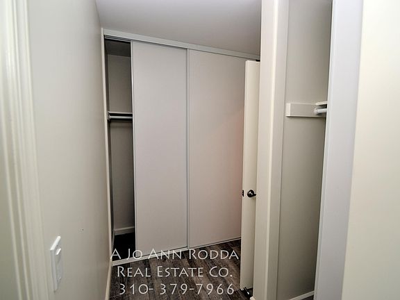 Master bedroom his and her closets