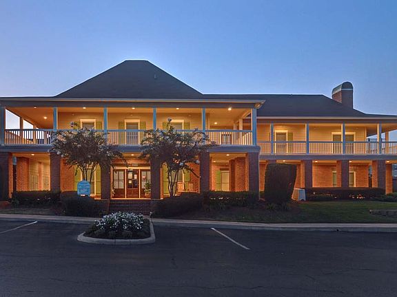 Clubhouse at twilight