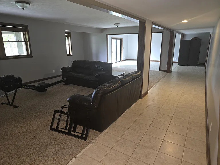 Basement living area